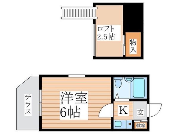 シオン花小金井A棟の物件間取画像